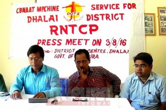 Sophisticated CBNAAT machine introduced for quick diagnosis of TB at Ambassa: Dhalai district got the opportunity Sophisticated CBNAAT machine introduced for quick diagnosis of TB at Ambassa: Dhalai district got the opportunity